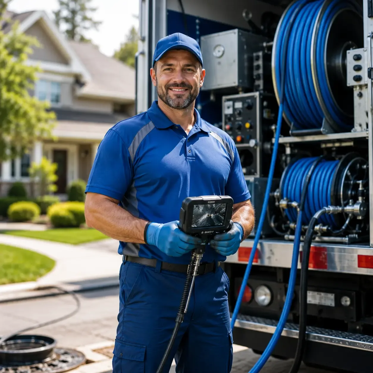 Local outdoor drain cleaning specialists in New Waverly, IN